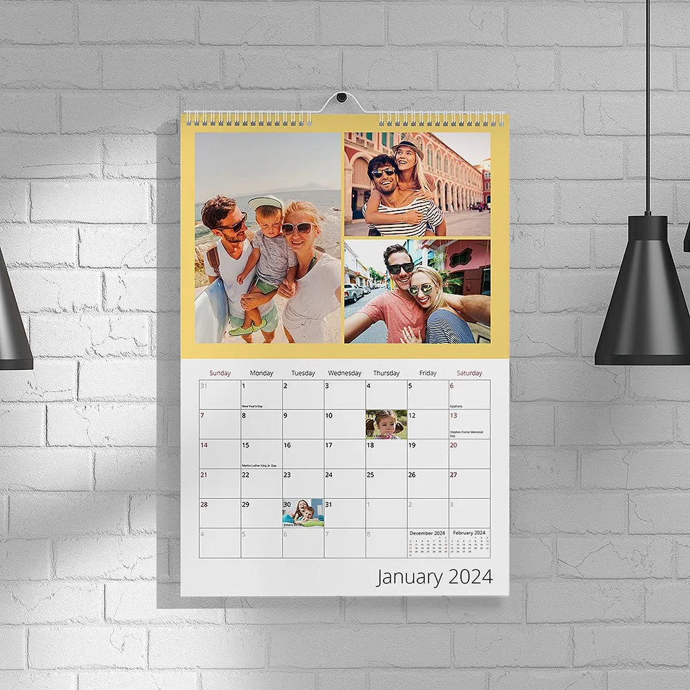 Personalised Calendar | Customisable Photo Calendars 2024– Fabness