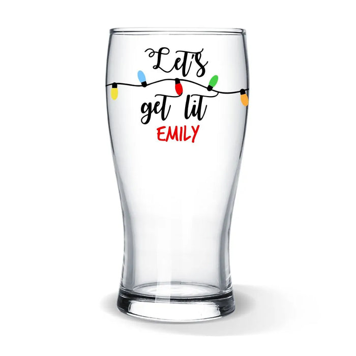 Get Lit Coloured Standard Beer Glass