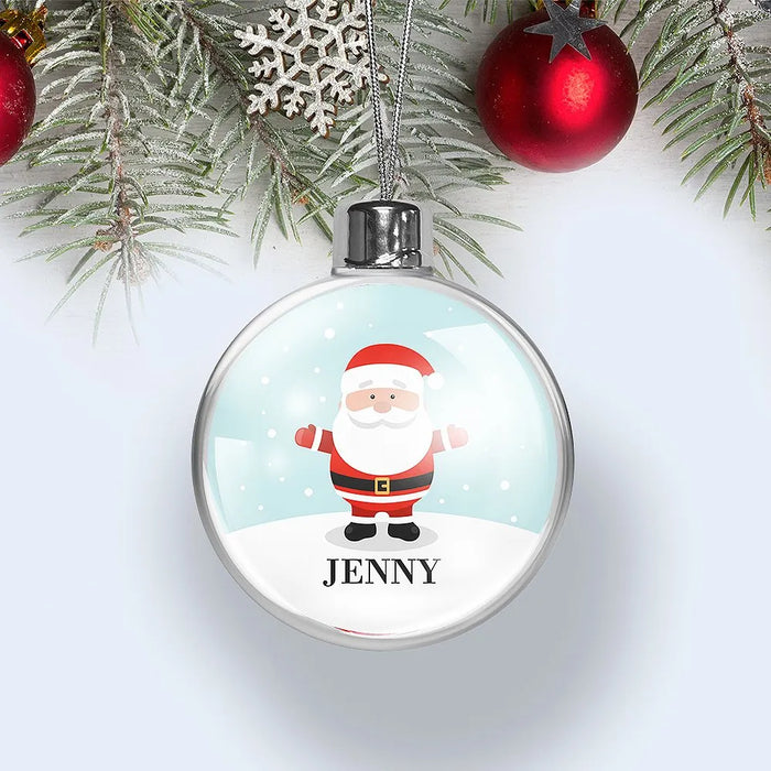 Happy Santa Christmas Baubles