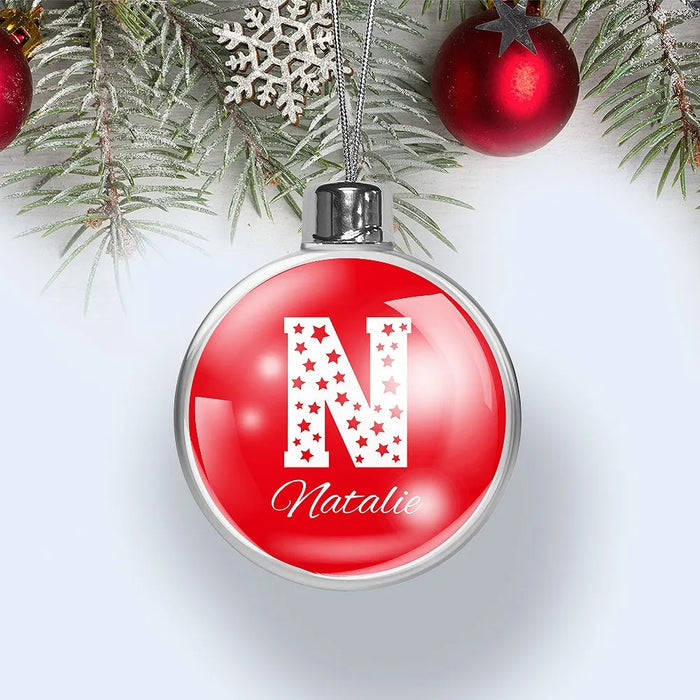 Initial Christmas Baubles