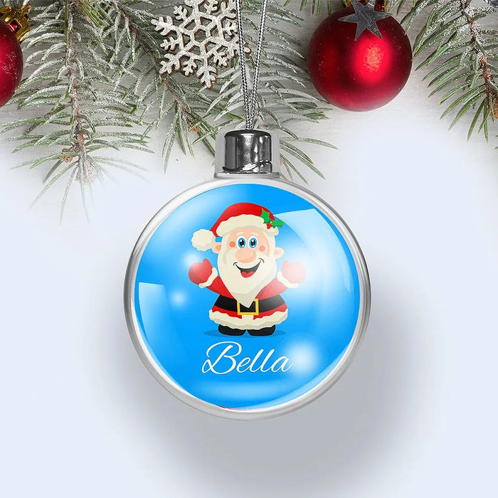 Jolly Santa Christmas Baubles