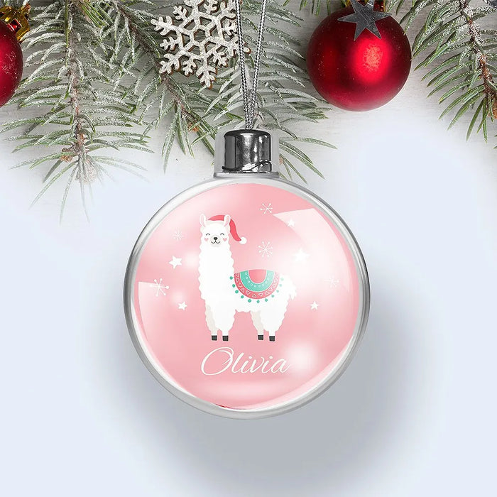 Llama Christmas Baubles