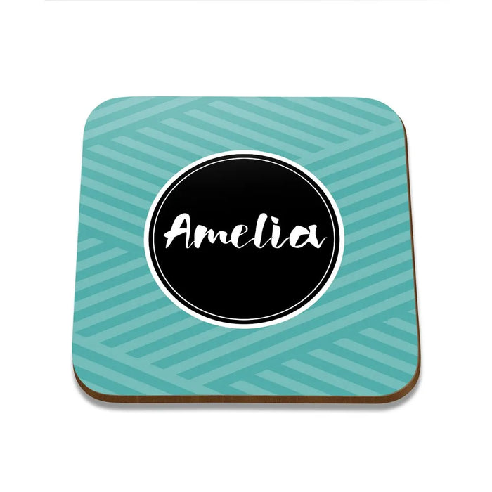 Name Square Coaster