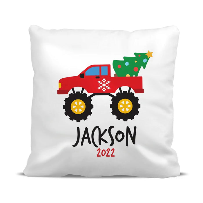 Red Monster Truck Classic Cushion Cover