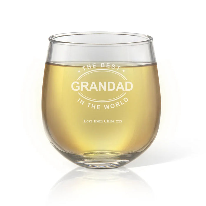 The Best Engraved Stemless Wine Glass