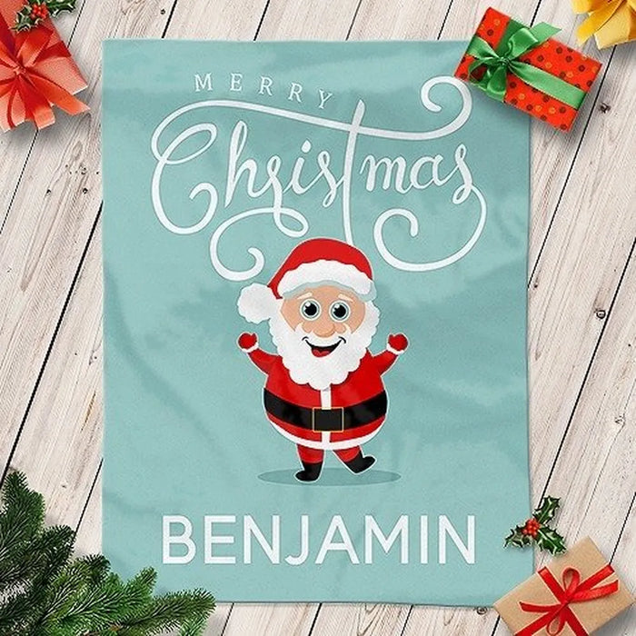 Jolly Santa Blanket