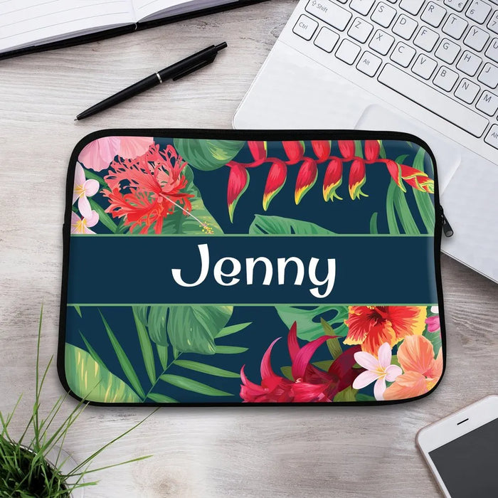 Deep Tropical Laptop Sleeve