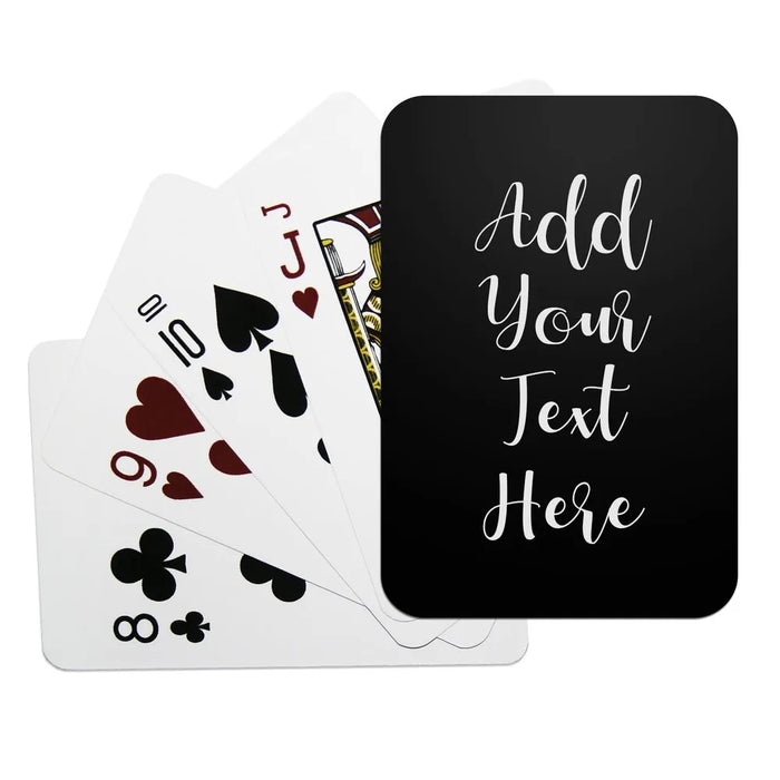 Add Your Own Message Playing Cards