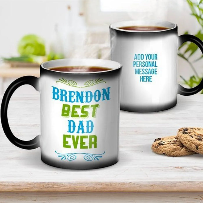 Best Dad Ever Ceramic Magic Mug