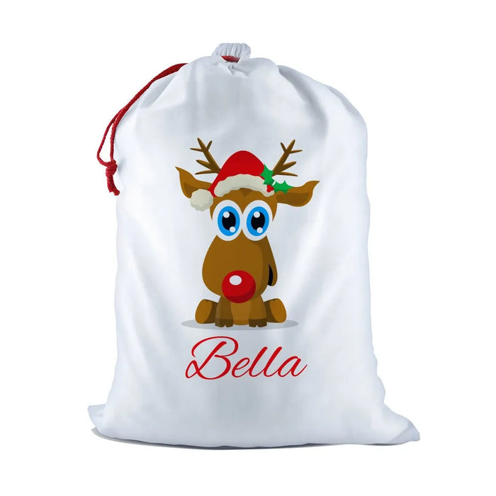 Cute Reindeer Santa Sack