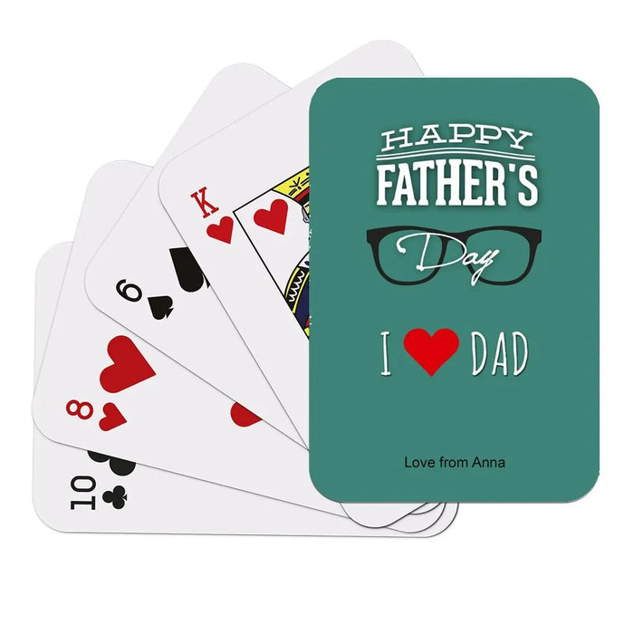 Dad Glasses Frame Playing Cards