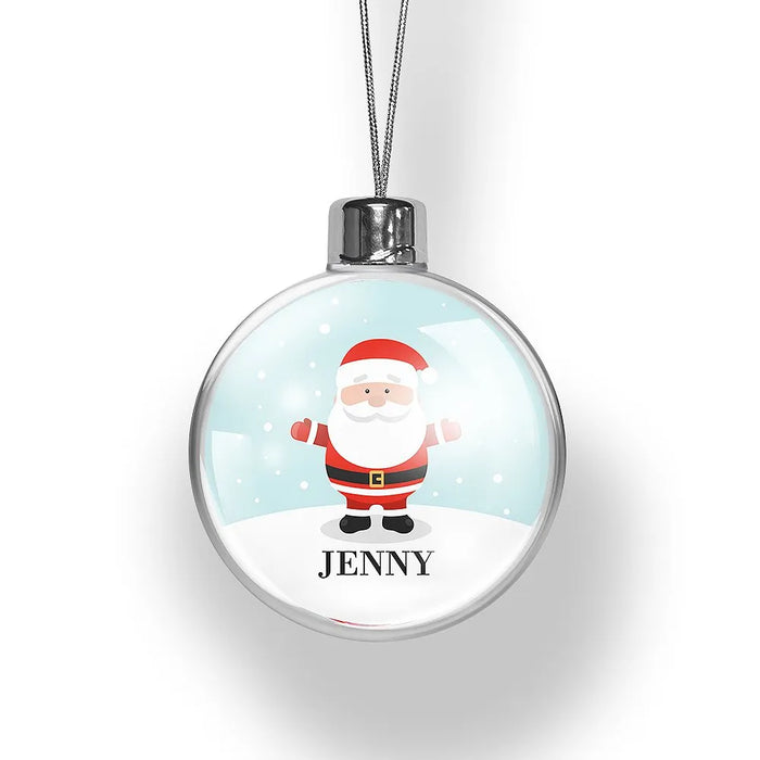 Happy Santa Christmas Baubles