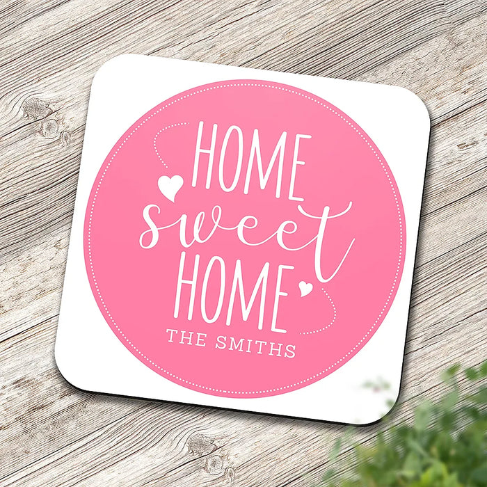 Home Sweet Home Square Coaster