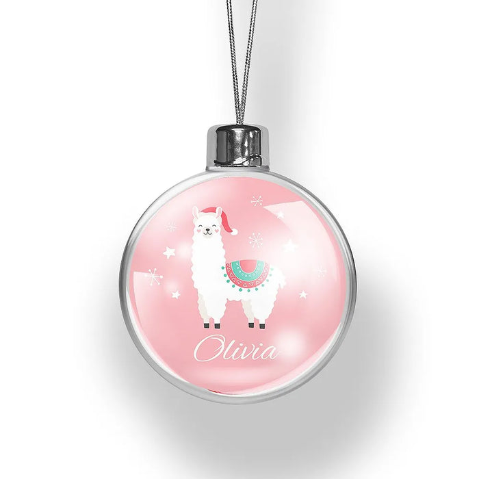 Llama Christmas Baubles