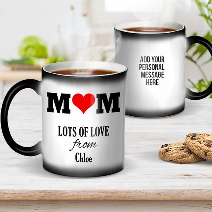 Mum Heart Ceramic Magic Mug