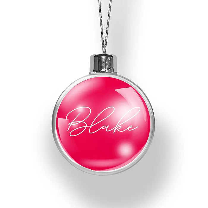 Name Christmas Baubles