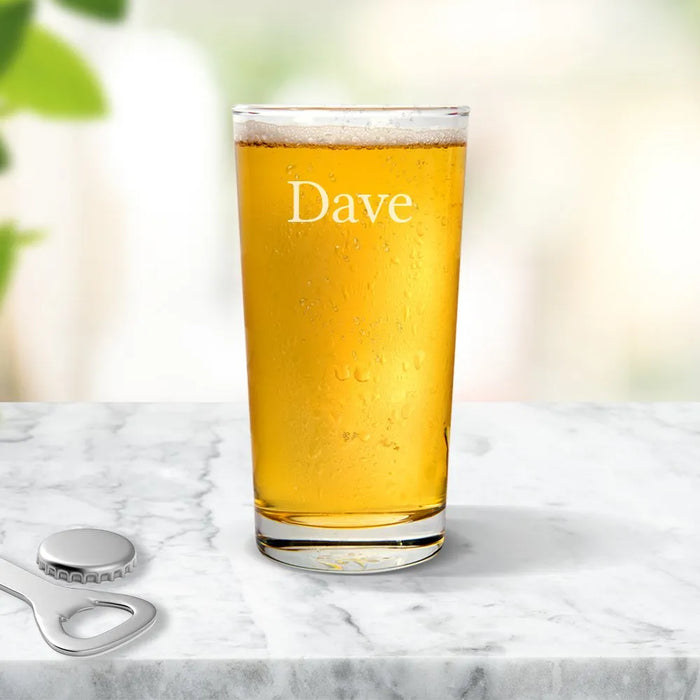 Name Engraved Pint Glass