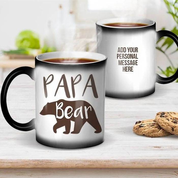 Papa Bear Ceramic Magic Mug