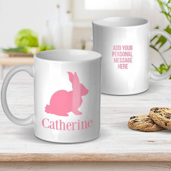 Pink Bunny Coffee Mug