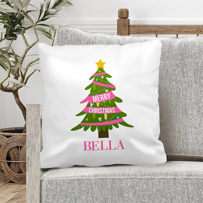 Pink Christmas Classic Cushion Cover