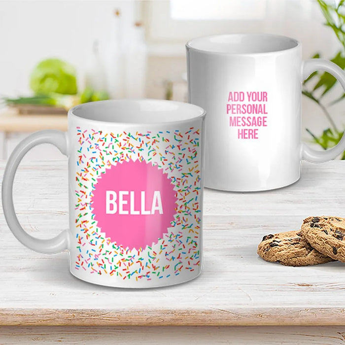 Pink Confetti Coffee Mug