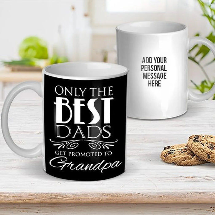 Promoted to Grandpa Coffee Mug