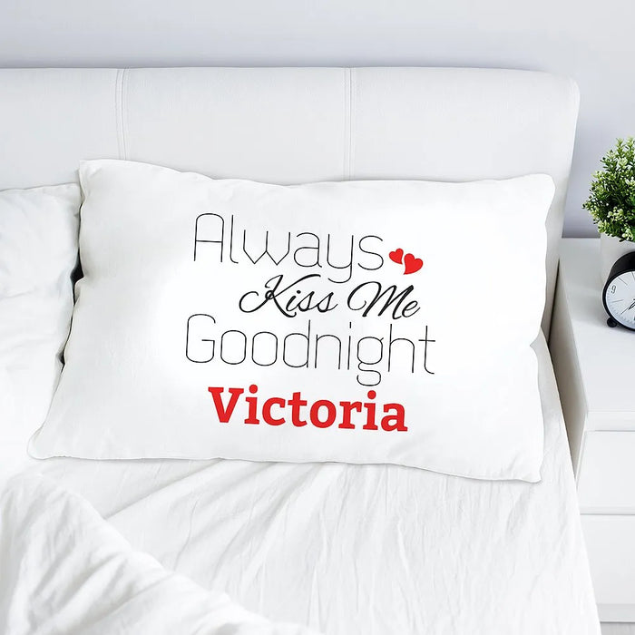 Red Kiss Pillow Case