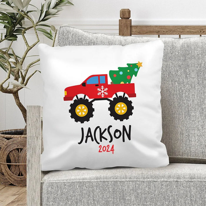 Red Monster Truck Classic Cushion Cover