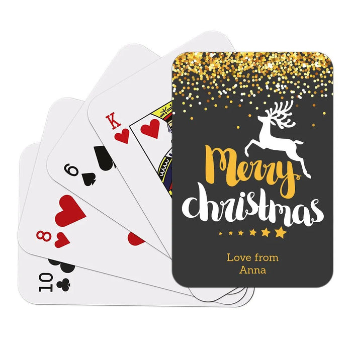 Reindeer Christmas Playing Cards