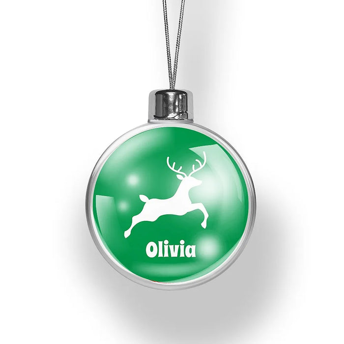 Reindeer Christmas Baubles