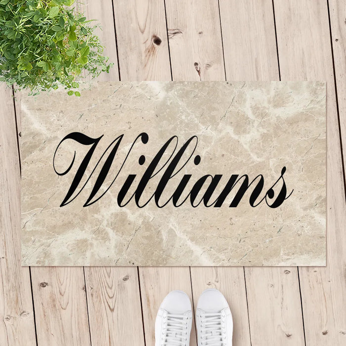 Surname Door Mat