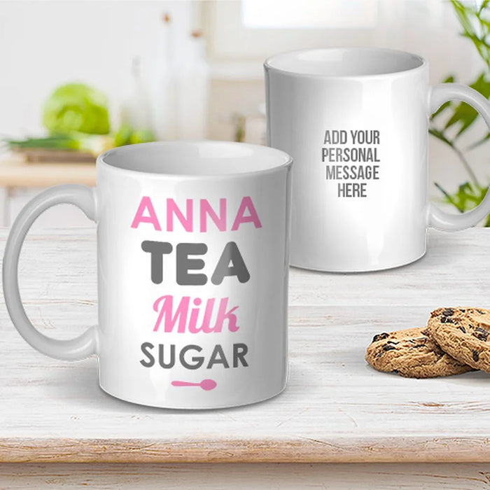 Tea Milk Sugar Coffee Mug