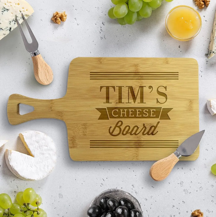 Tim's Cheese Rectangle Bamboo Serving Board