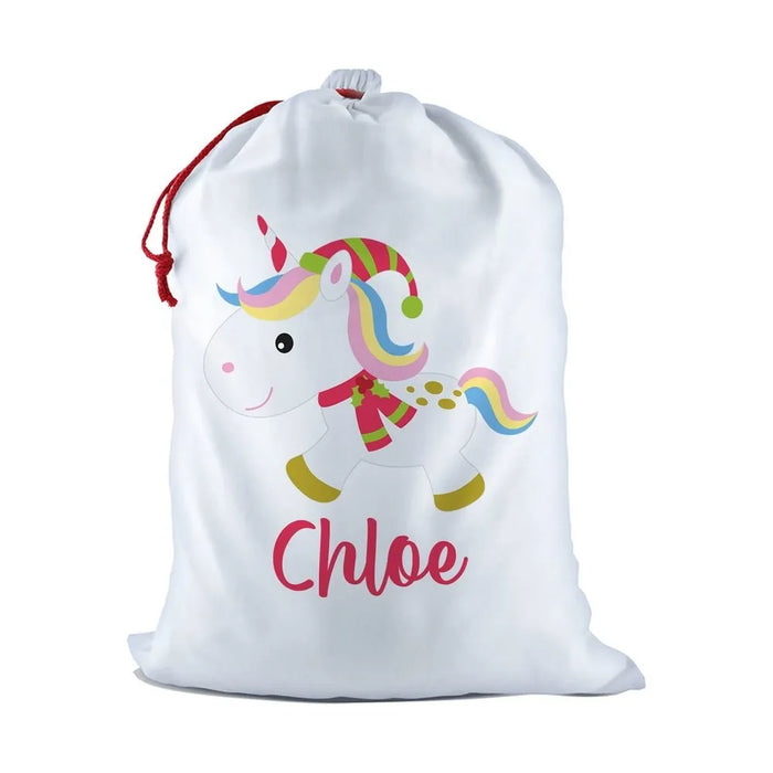 Unicorn Santa Sack