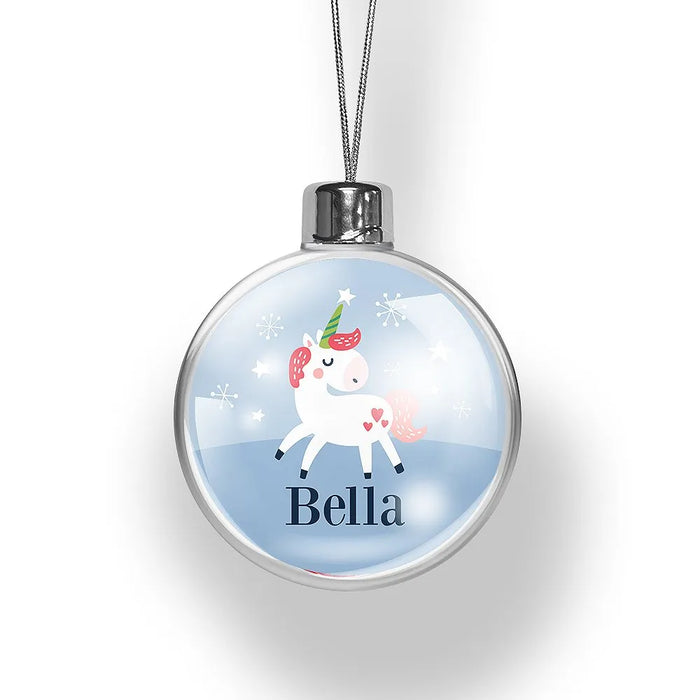 Unicorn Christmas Baubles