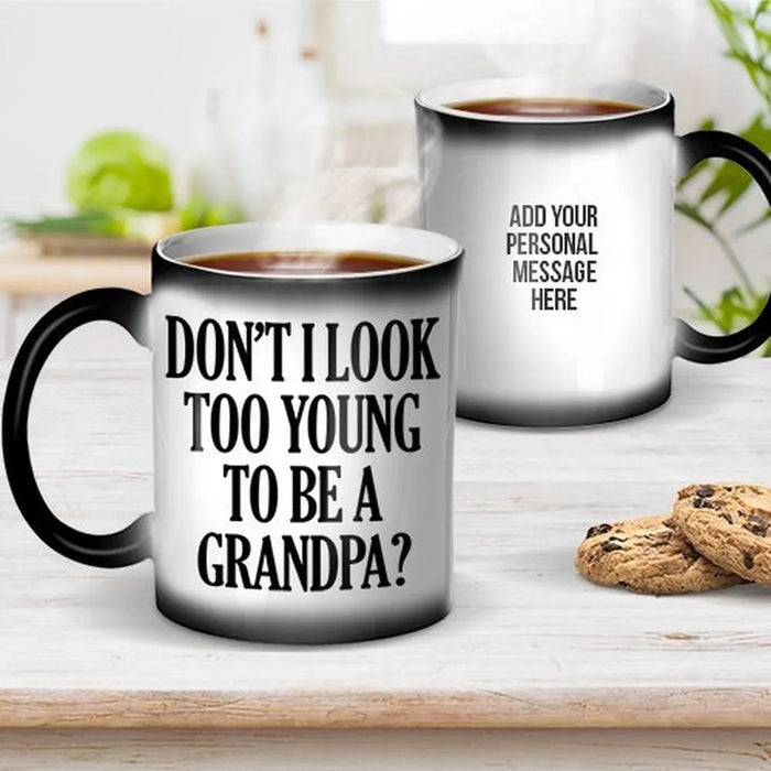 Young Grandpa Ceramic Magic Mug