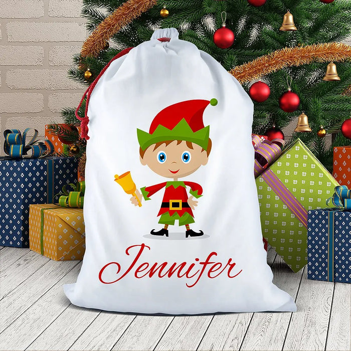 Elf Santa Sack