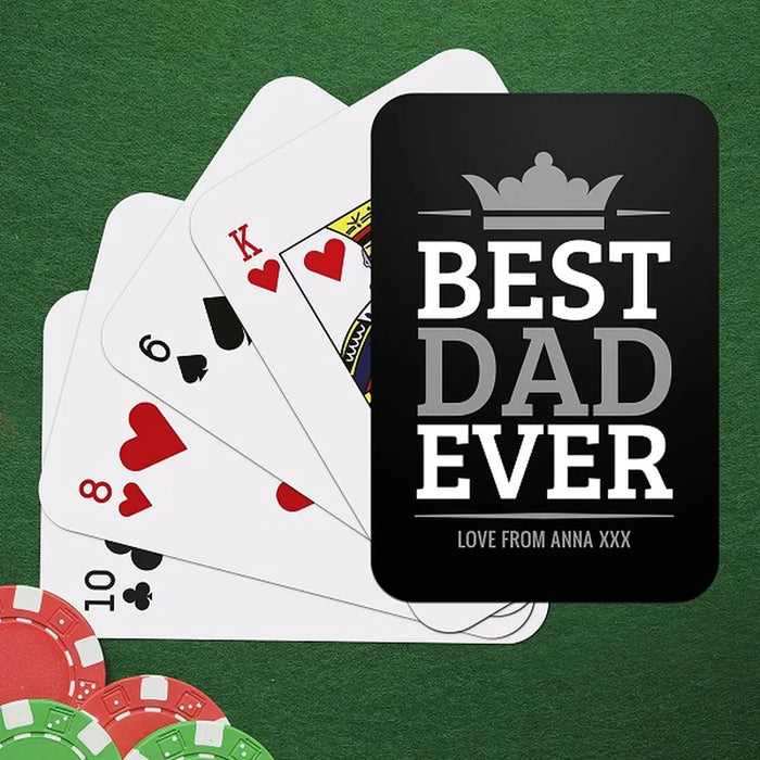 Best Dad Ever Playing Cards