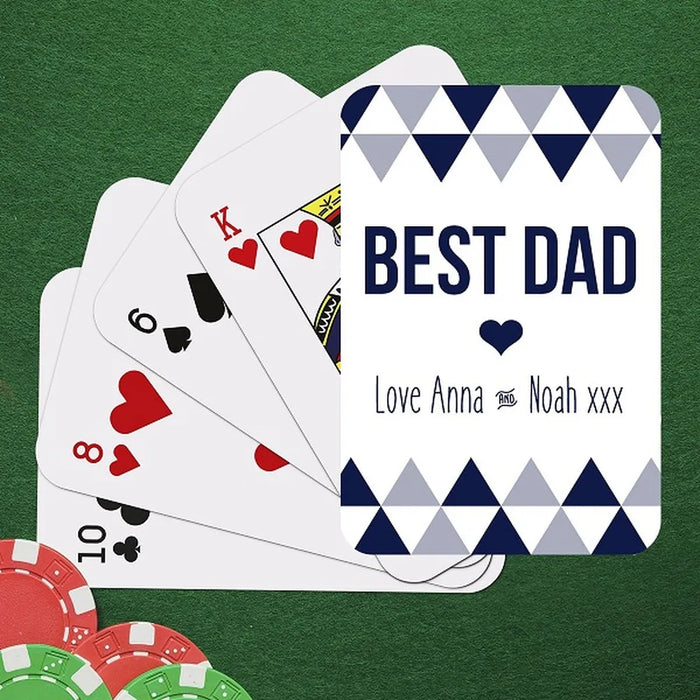 Best Dad Playing Cards