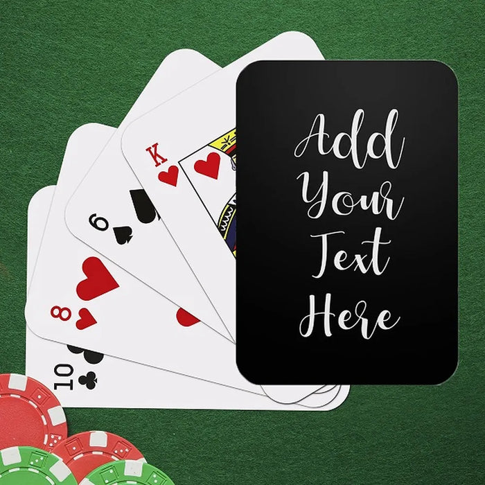 Add Your Own Message Playing Cards